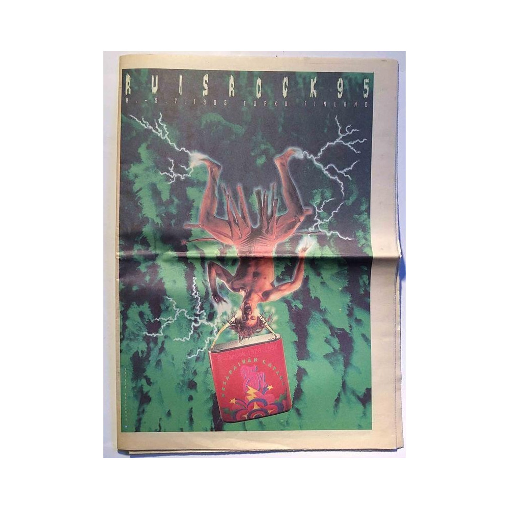 Ruisrock 8.-9.7.1995 Turku Finland : Ohjelmalehti - Used book