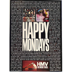 Happy Mondays : Melody Maker lehden liite - Något använd bok
