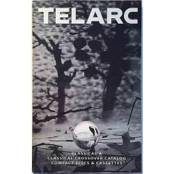 Telarc: Jazz & Blues / Classical Catalog  kansi VG+ sisäsivut EX Käytetty kirja/mainoslehti