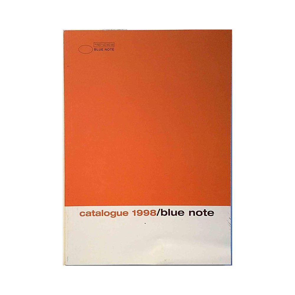 Catalogue jazz: 1998/blue note  kansi EX sisäsivut EX Käytetty kirja/mainoslehti