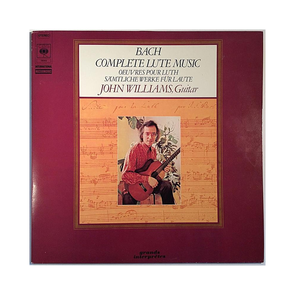 Williams John : Bach complete lute music 2LP - Used LP