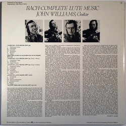 Williams John : Bach complete lute music 2LP - Used LP