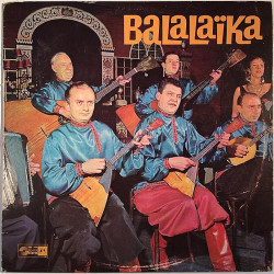 Russische Zigeuner-Orchester Polianka: Spiel. Balalaika!  kansi VG- levy EX- Käytetty LP