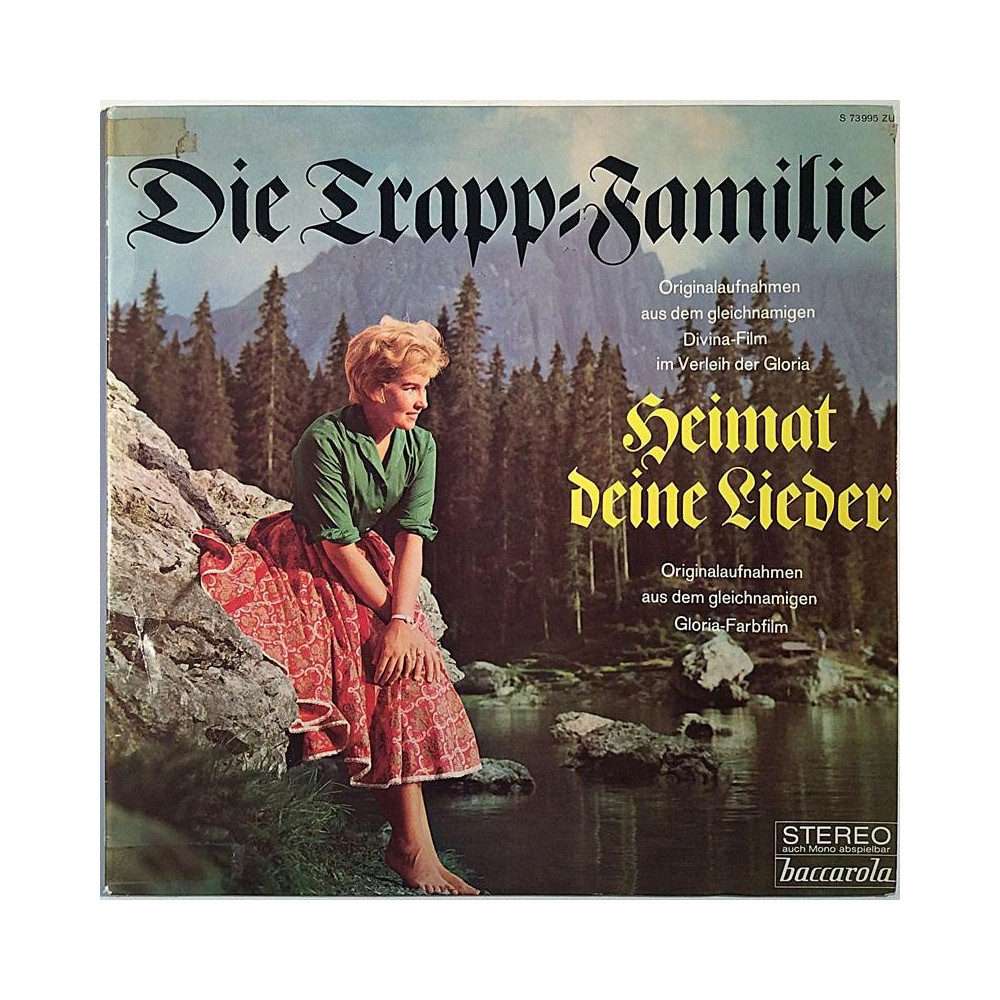 Soundtrack: Die Trapp-Familie / Heimat, deine Lieder  kansi VG- levy EX- Käytetty LP