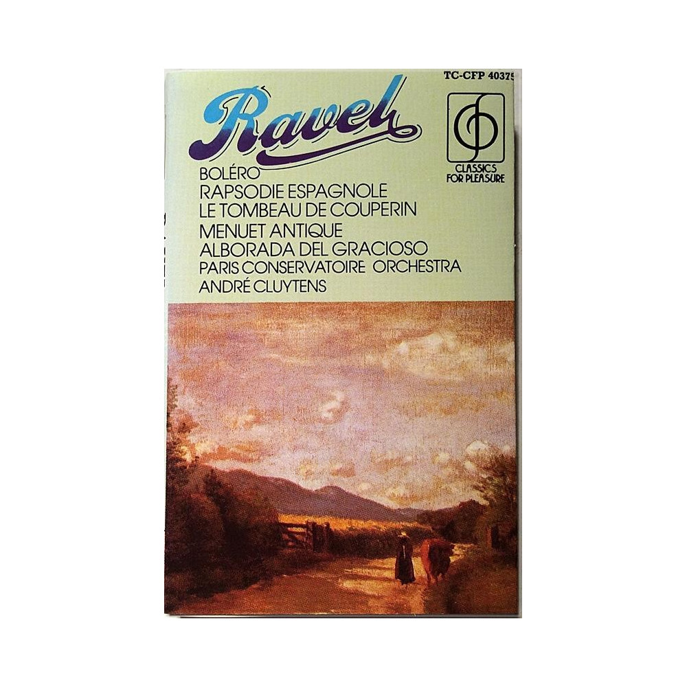 Ravel, Bolero Rapsode Esoagnole : Paris Conservatore Orchestra - käytetty kasetti