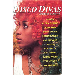 Various Artists : Disco Divas 20 dance classics - c musikkassett 