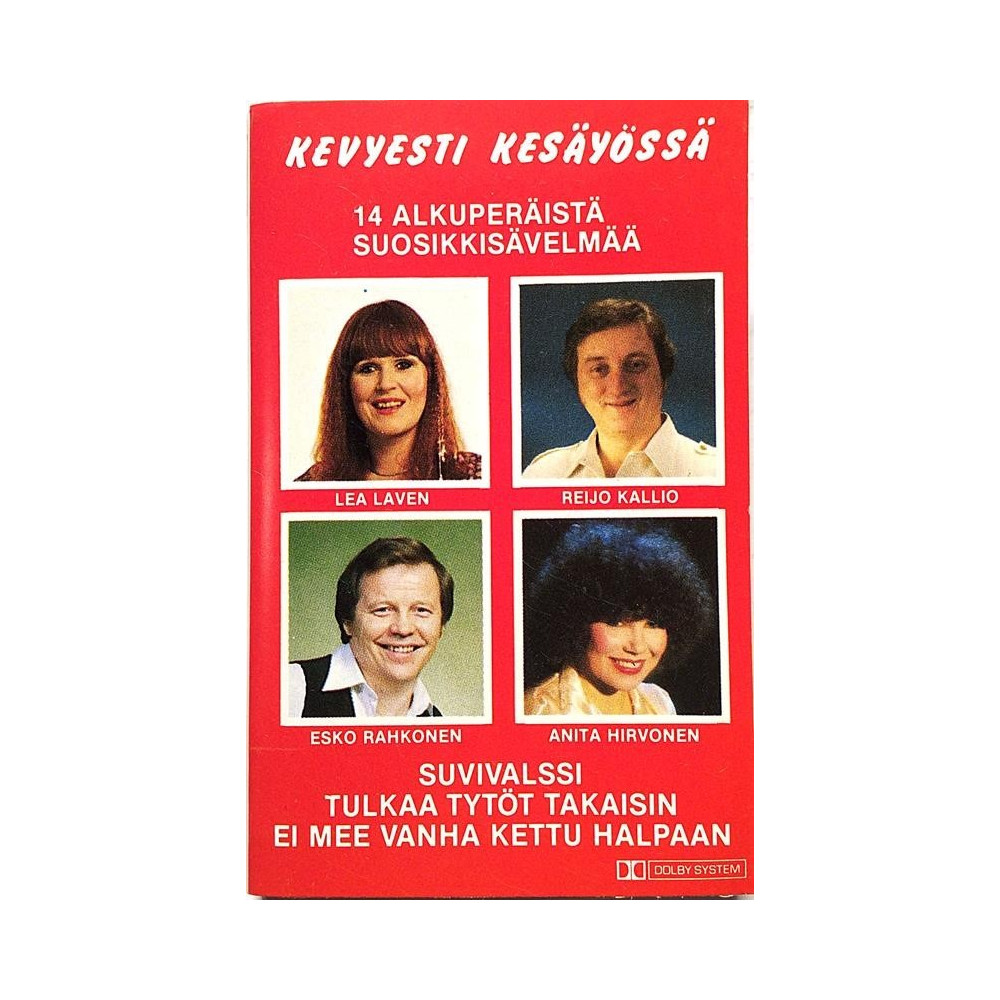 Eri Esittäjiä : Kevyesti kesäyössä - käytetty kasetti