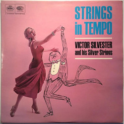 Silvester Victor and his Silver Strings : Strings in Tempo - Begagnat LP