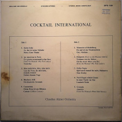 Claudius Alzner Orchestra : Cocktail International - Second hand LP