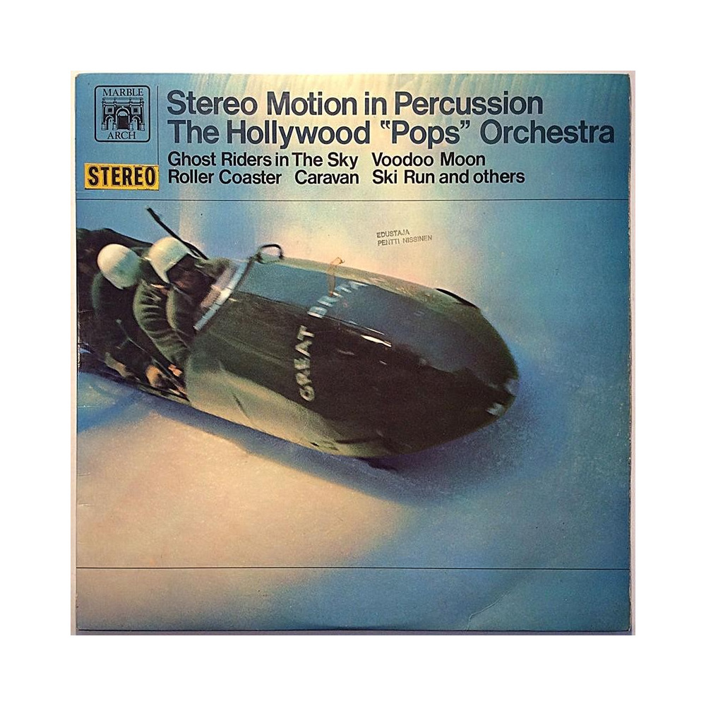 Hollywood Pops Orchestra : Stereo Motion in Percussion - Second hand LP