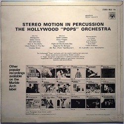 Hollywood Pops Orchestra : Stereo Motion in Percussion - Second hand LP