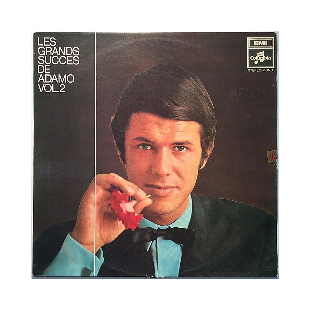 Adamo: Les Grands Succes de Adamo vol.2  kansi VG- levy VG+ Käytetty LP