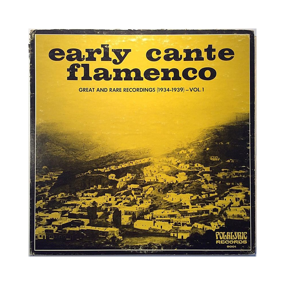 Various: Great and rare recordings Vol.1 : Early cante flamenco - Second hand LP