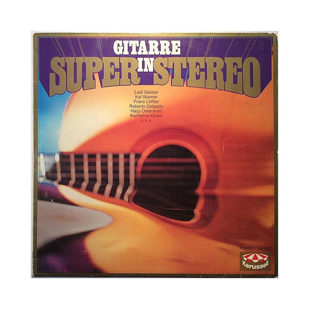 Various Artists : Gitarre in Super Stereo - Second hand LP