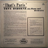 Osborne Tony his piano and orchestra : That’s Paris - Second hand LP