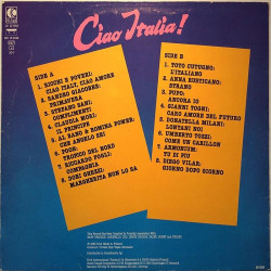 Various Artists: Ciao Italia!  kansi VG levy EX- Käytetty LP