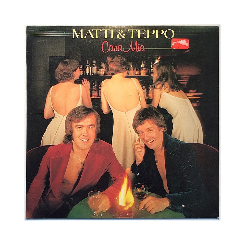 Matti & Teppo: Cara Mia  kansi EX- levy EX Käytetty LP