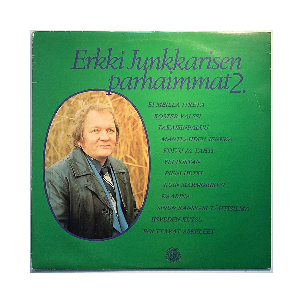 Junkkarinen Erkki: Parhaimmat 2.  kansi VG levy EX Käytetty LP