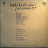 Junkkarinen Erkki: Parhaimmat 2.  kansi VG levy EX Käytetty LP