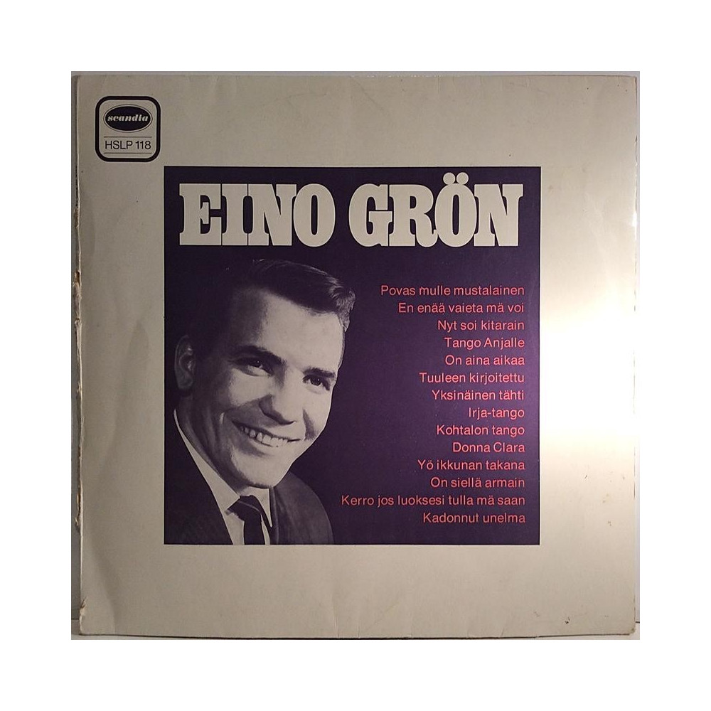 Grön Eino: Eino Grön HSLP 118  kansi G levy G Käytetty LP