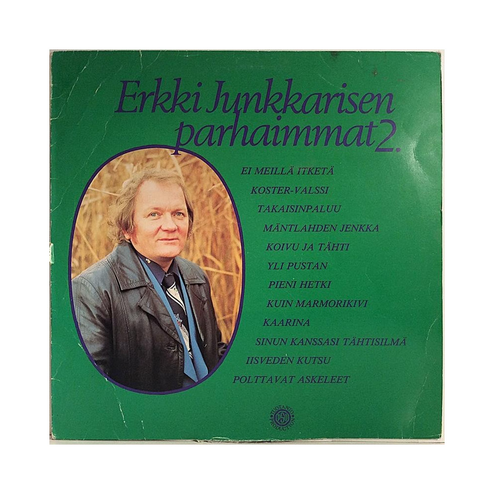Junkkarinen Erkki: Parhaimmat 2.  kansi G+ levy EX- Käytetty LP