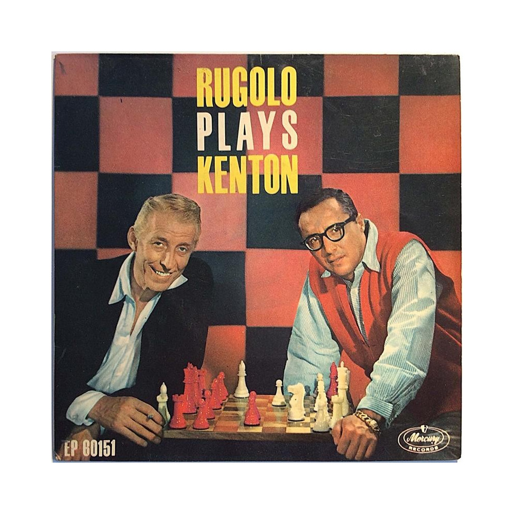 Pete Rugolo Orchestra: Rugolo plays Kenton EP - käytetty vinyylisingle PS EX- / VG+
