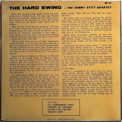 Sonny Stitt Quartet : The Hard Swing EP - begagnad singelskiva