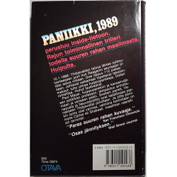 Paniikki 1989: Paul Erdman suom. Jyri Raivio  kansi EX sisäsivut EX Käytetty kirja