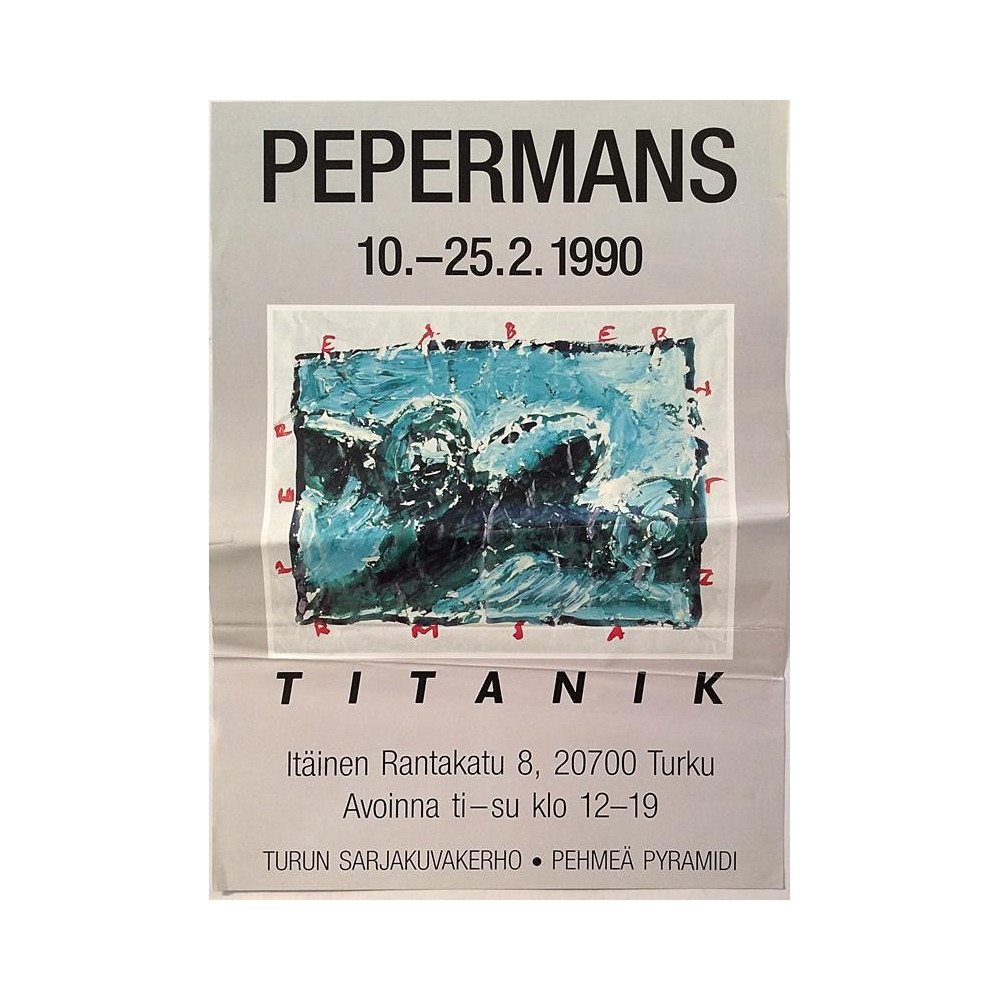 Pepermans: Titanik : Tapahtumajuliste 30cm x 41cm - Used Poster