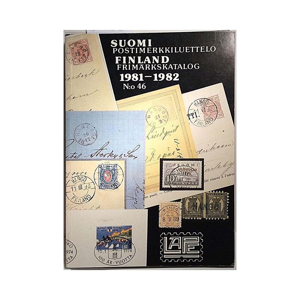 Suomi postimerkkiluettelo N:o 46 : 1981-1982 LAPE - Used book