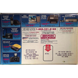 J & R Music World Computer World: New Yaer ‘95 Catalogue  kansi VG- sisäsivut EX- Käytetty kirja