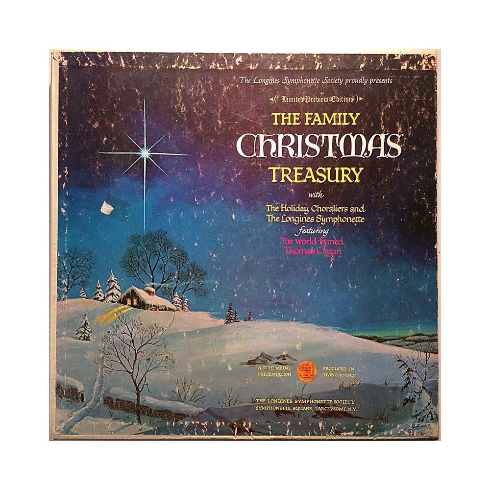Longines Symphonette: Family Christmas Treasury 4LP  kansi VG+ levy VG+ Käytetty LP