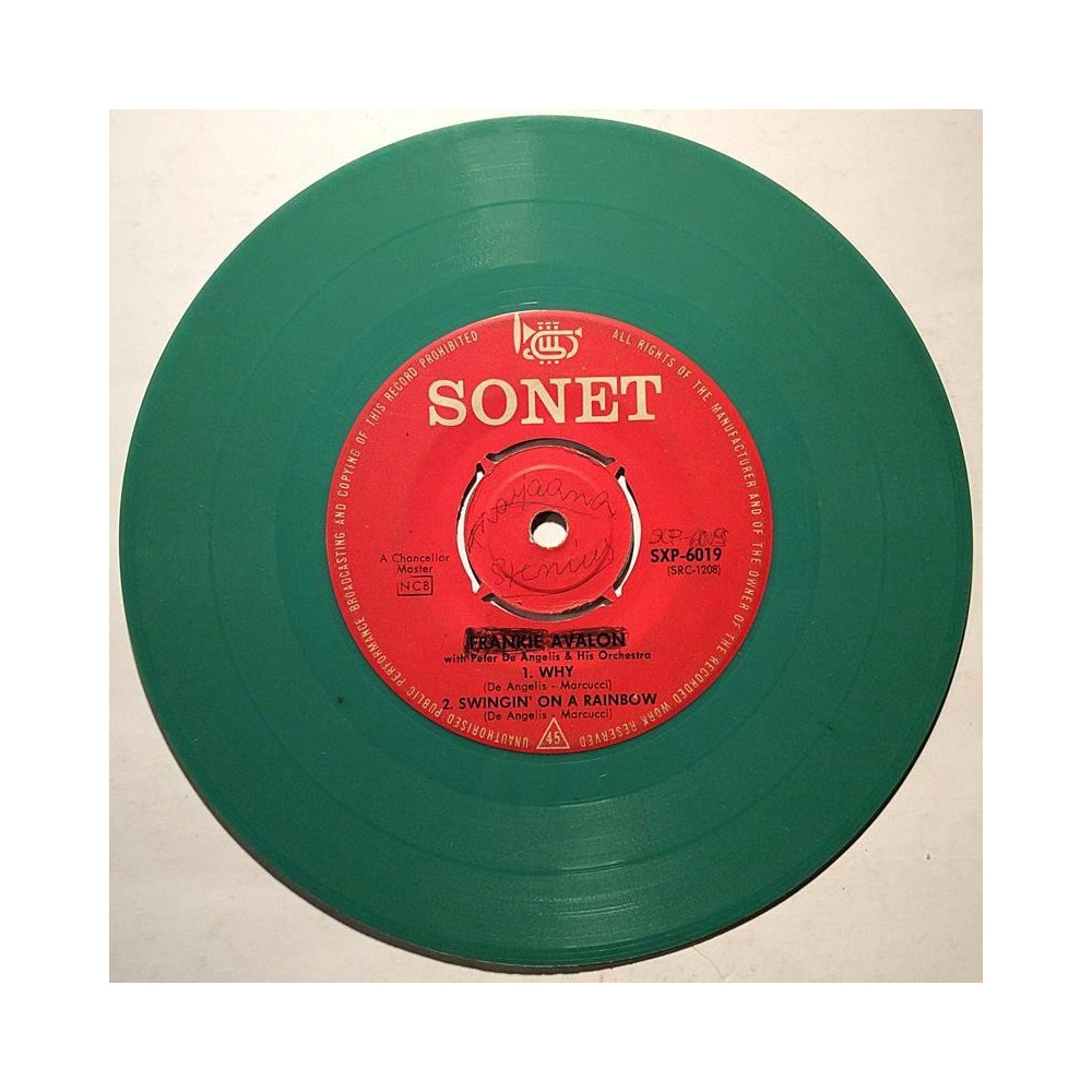 Avalon Frankie : Why + 3 muuta EP green vinyl - begagnad singelskiva