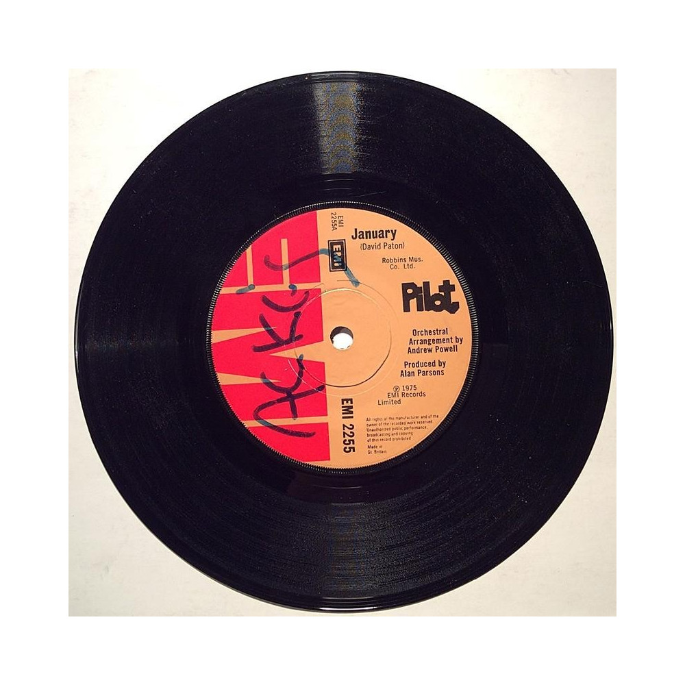 Pilot : January / Never Give Up - second hand single