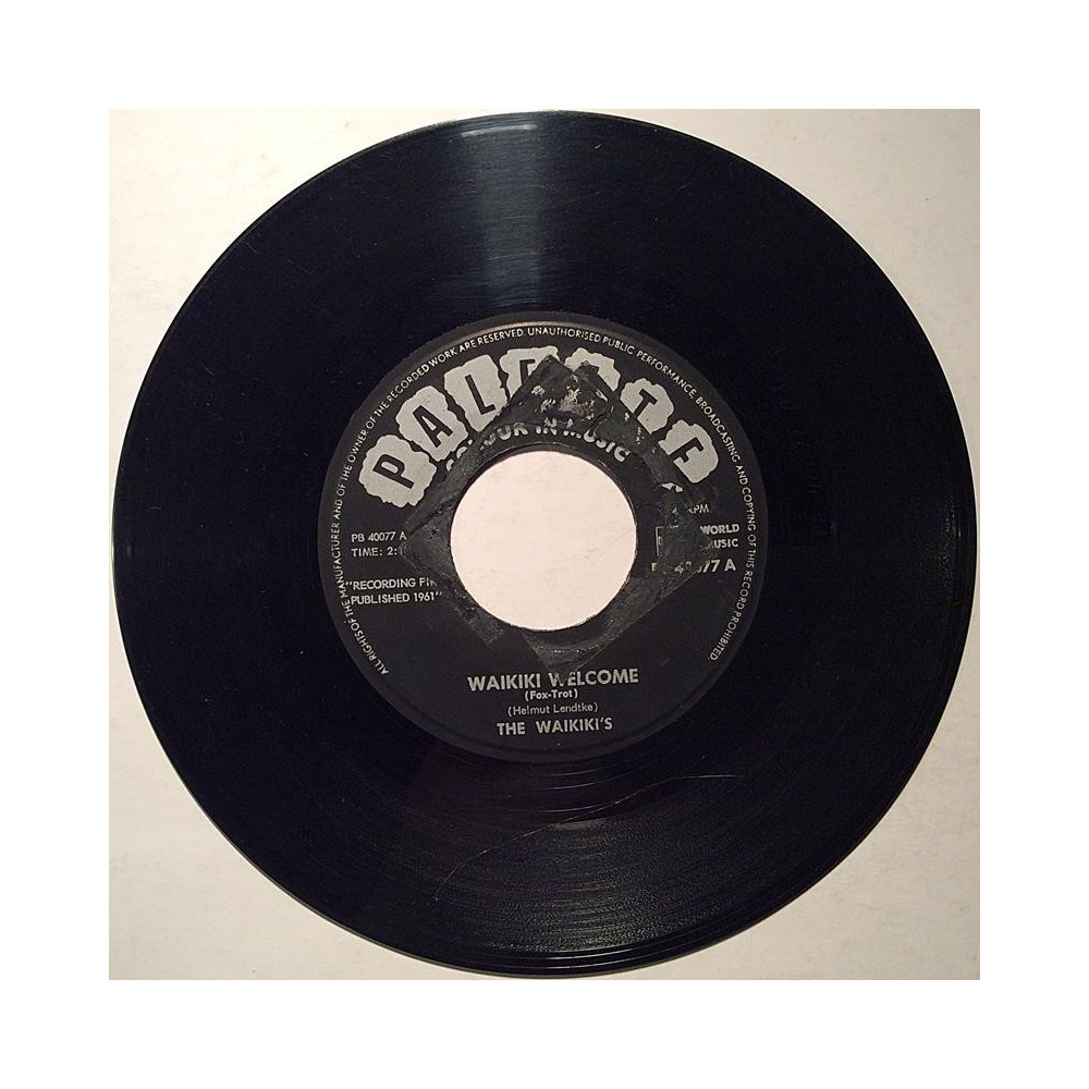 Waikiki’s : Waikiki Welcome / Hawaii Tattoo - second hand single