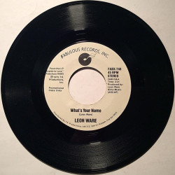 Leon Ware : What's Your Name (Promo) - second hand single