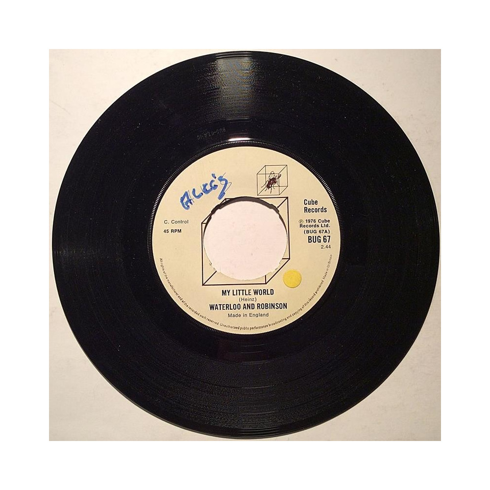 Waterloo and Robinson : My Little World / Carry On - second hand single