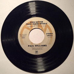 Williams Paul : Time And Tide / Even Better Than I Know Myself - begagnad singelskiva