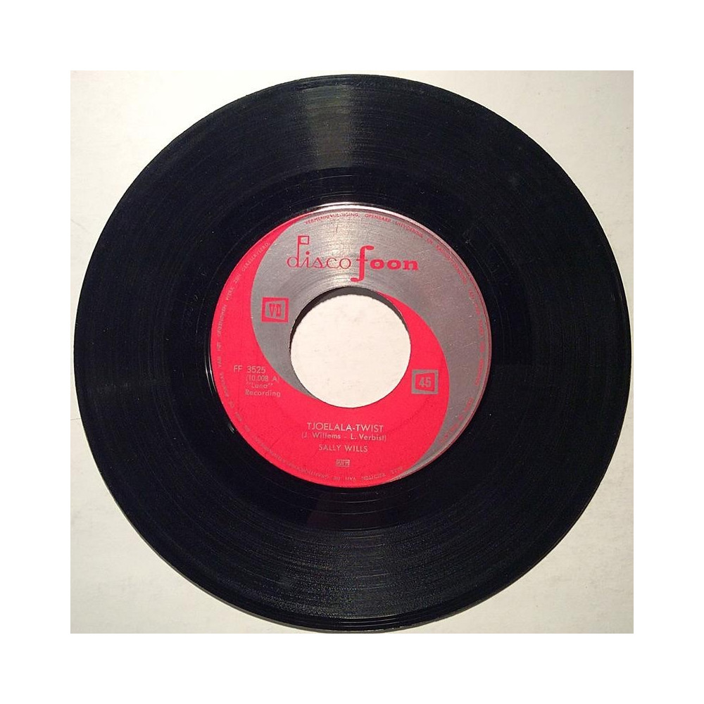 Wills Sally : Tjoelala Twist / Roselie - Twist - second hand single