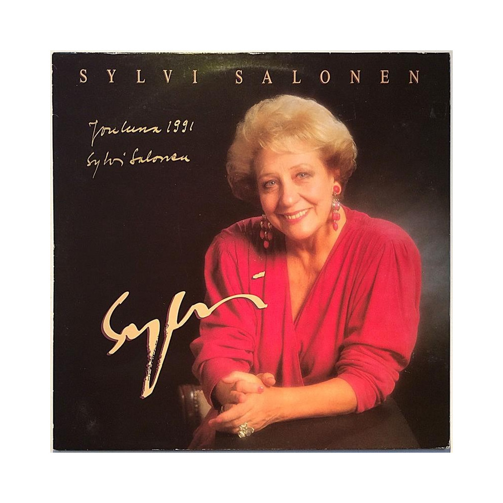 Salonen Sylvi & Boss Orkesteri: Sylvi  kansi EX levy EX Käytetty LP