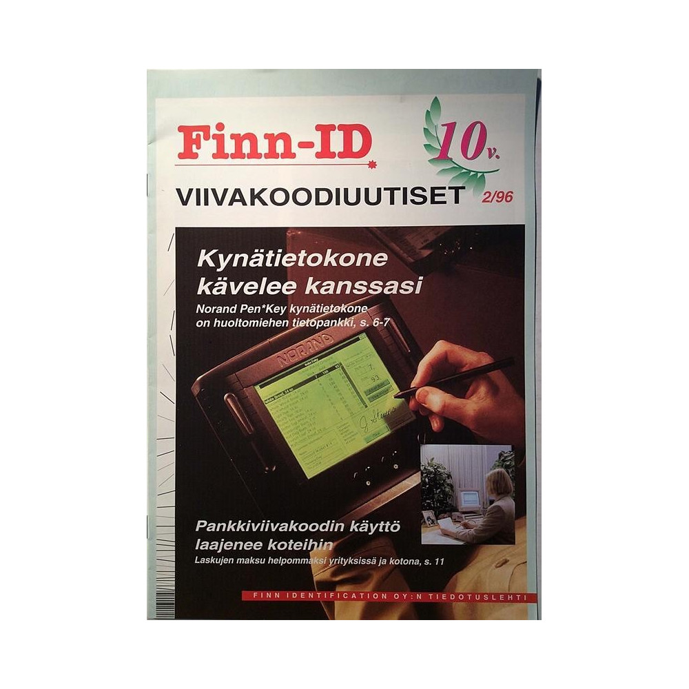 Finn-ID : Viivakoodiuutiset: Kynätietokone kävelee kanssasi - used magazine