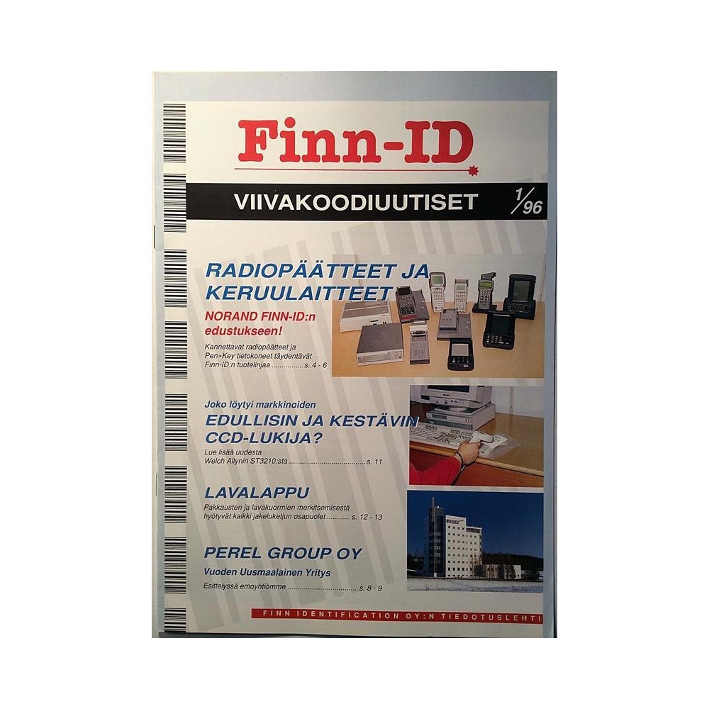 Finn-ID : Viivakoodiuutiset: Radiopäätteet - used magazine