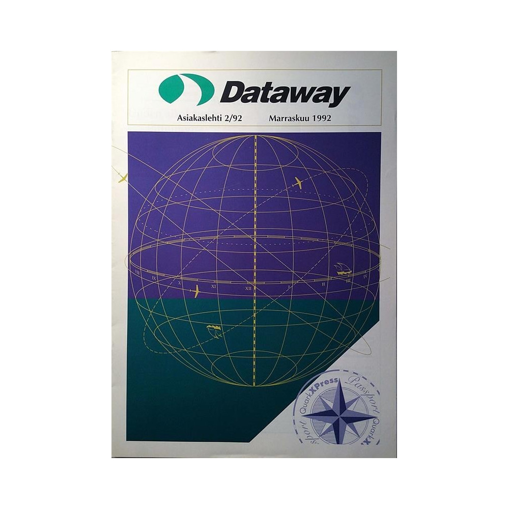 Dataway asiakaslehti : QuarkXPress Passport - used magazine