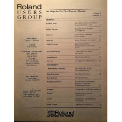 Roland User Group : Jimmy Page, Andy Summers and The GR-700 - used magazine