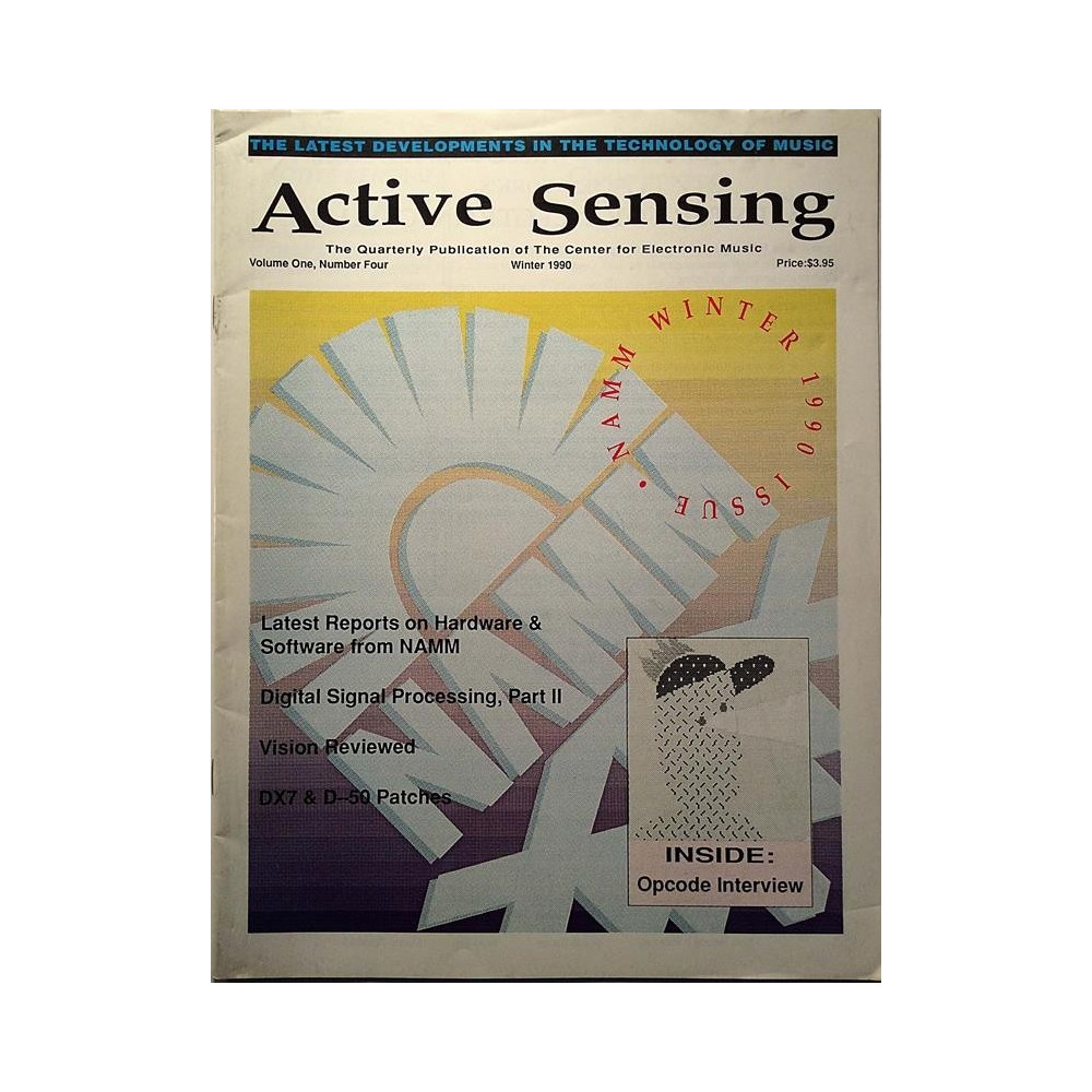 Active Sensing : The Center for Electronic Music - begagnade magazine