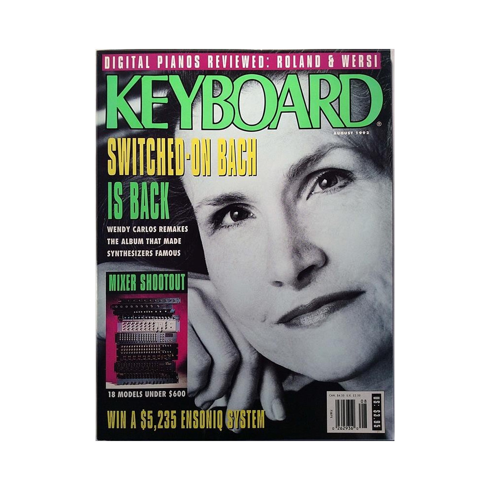 Keyboard lehti : Wendy Carlos, Mixer shootout - begagnade magazine