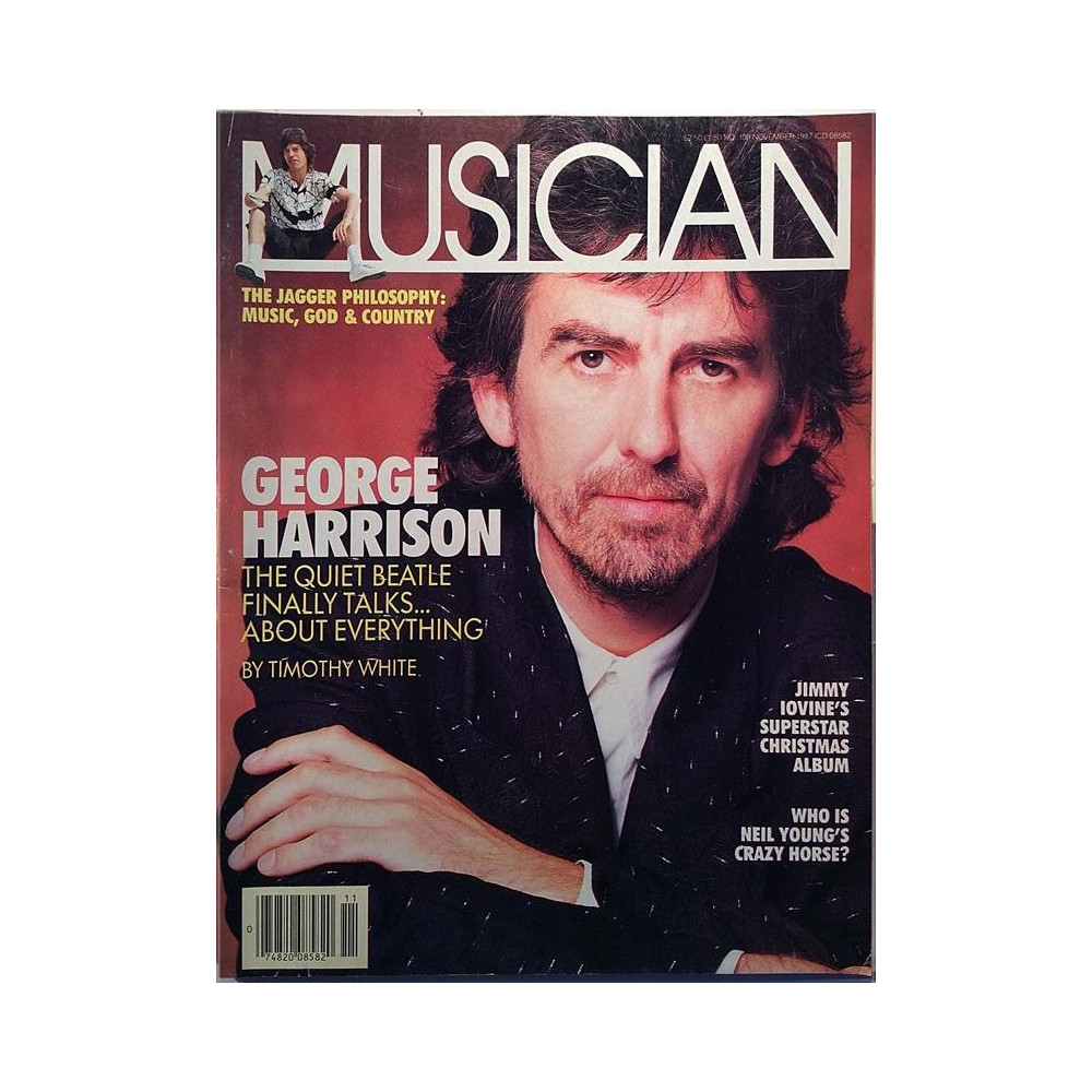 Musician : George Harrison, Jagger philosophy: music, god & country - used magazine