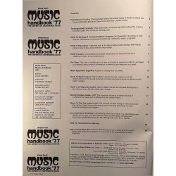 Down Beat Music Handbook 77 : Definitive reference guide - used magazine