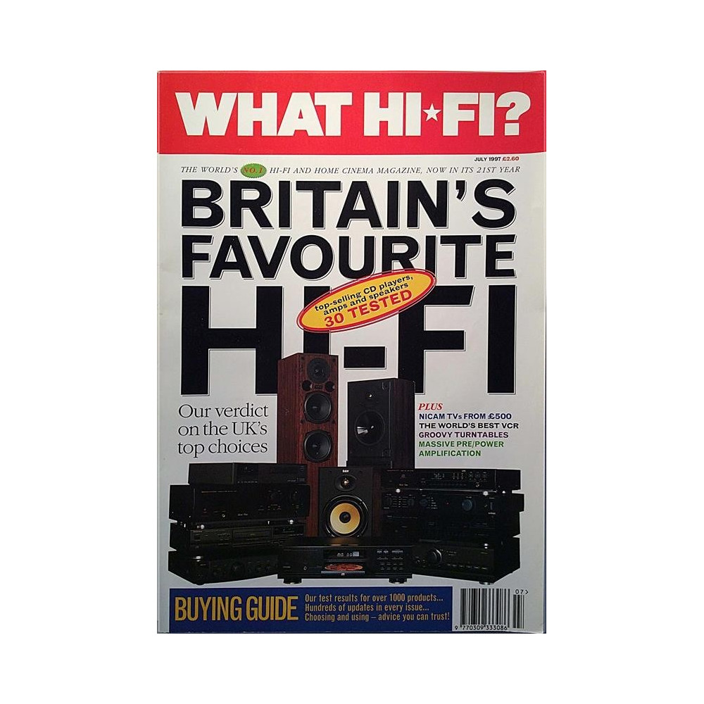 What Hi-Fi and home cinema magazine : top-selling CD players, amps and speaker tested - used magazine