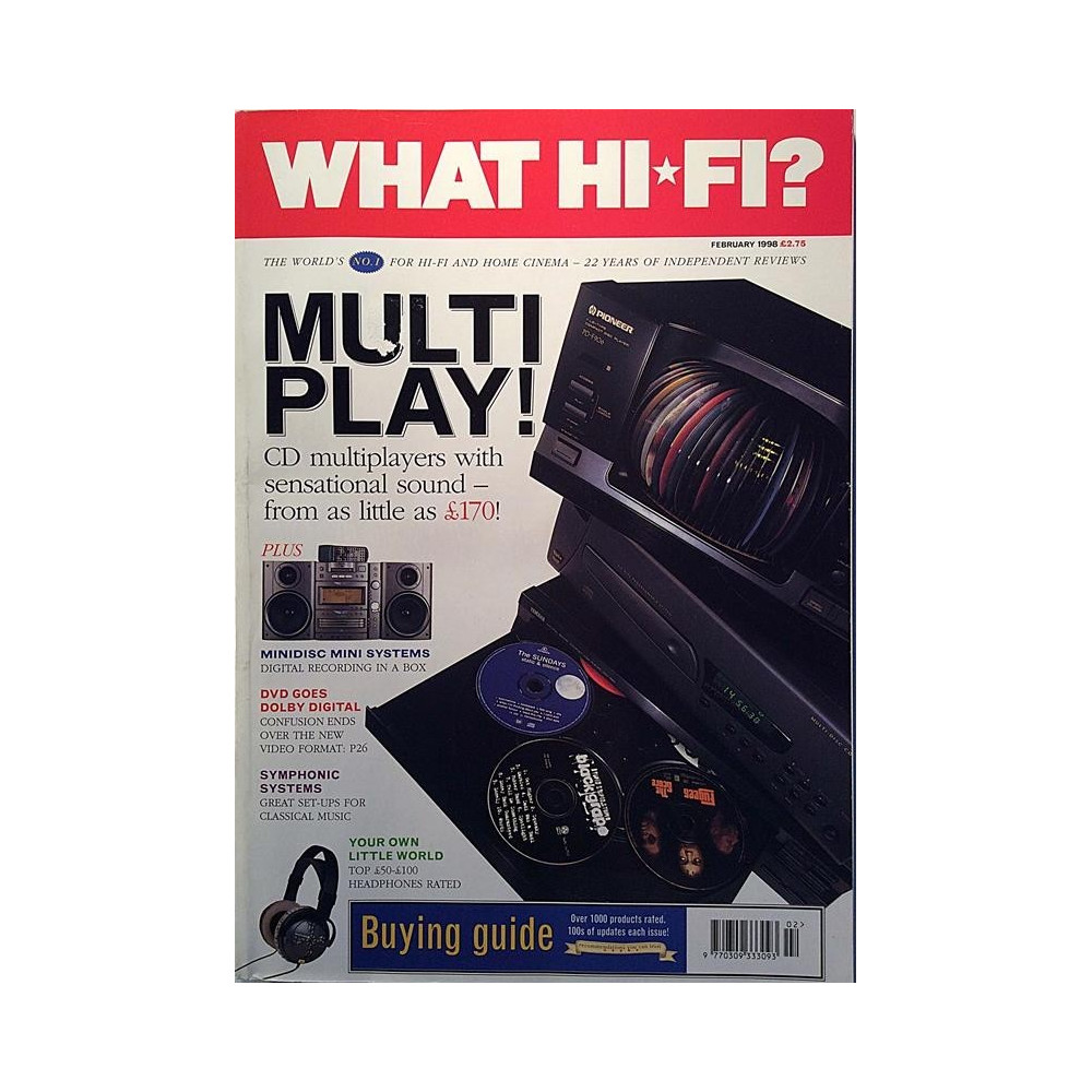 What Hi-Fi and home cinema magazine : Multi Play!, Top headphones rated - used magazine